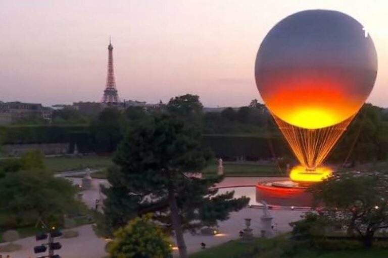 Paris 2024 Olympic Flame Ring-Basin – by EDF
